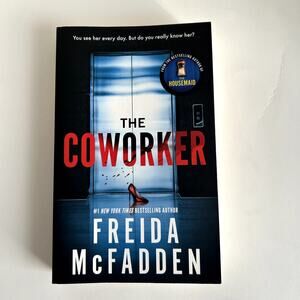 The Coworker by Freida McFadden Thriller Bestseller Paperback EUC 2023 Suspense